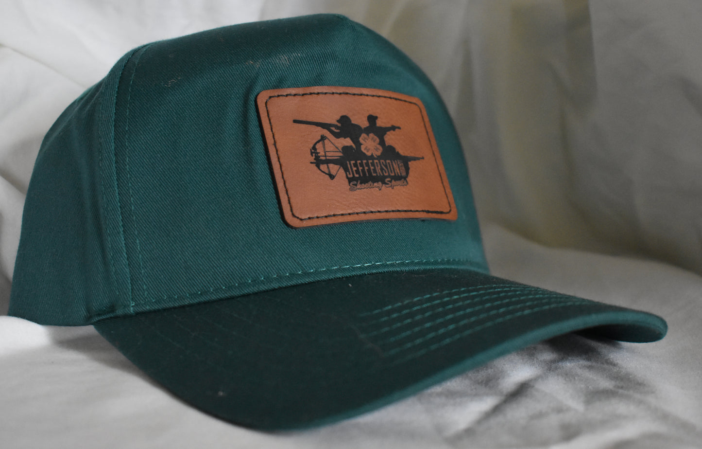 Green Full Cloth Hat with Patch