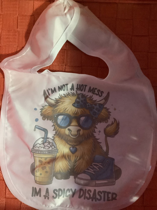 Highland cow bib